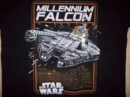 Star Wars - Millennium Falcon (Black) - M Shirt
